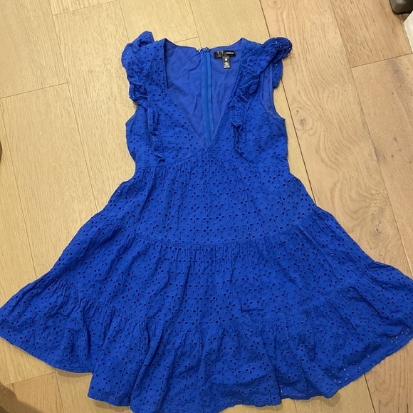 Lace blue dress - Picture 2 of 2